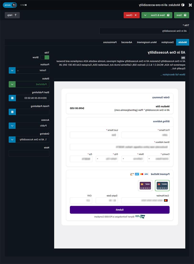 joomla ada web accessibility